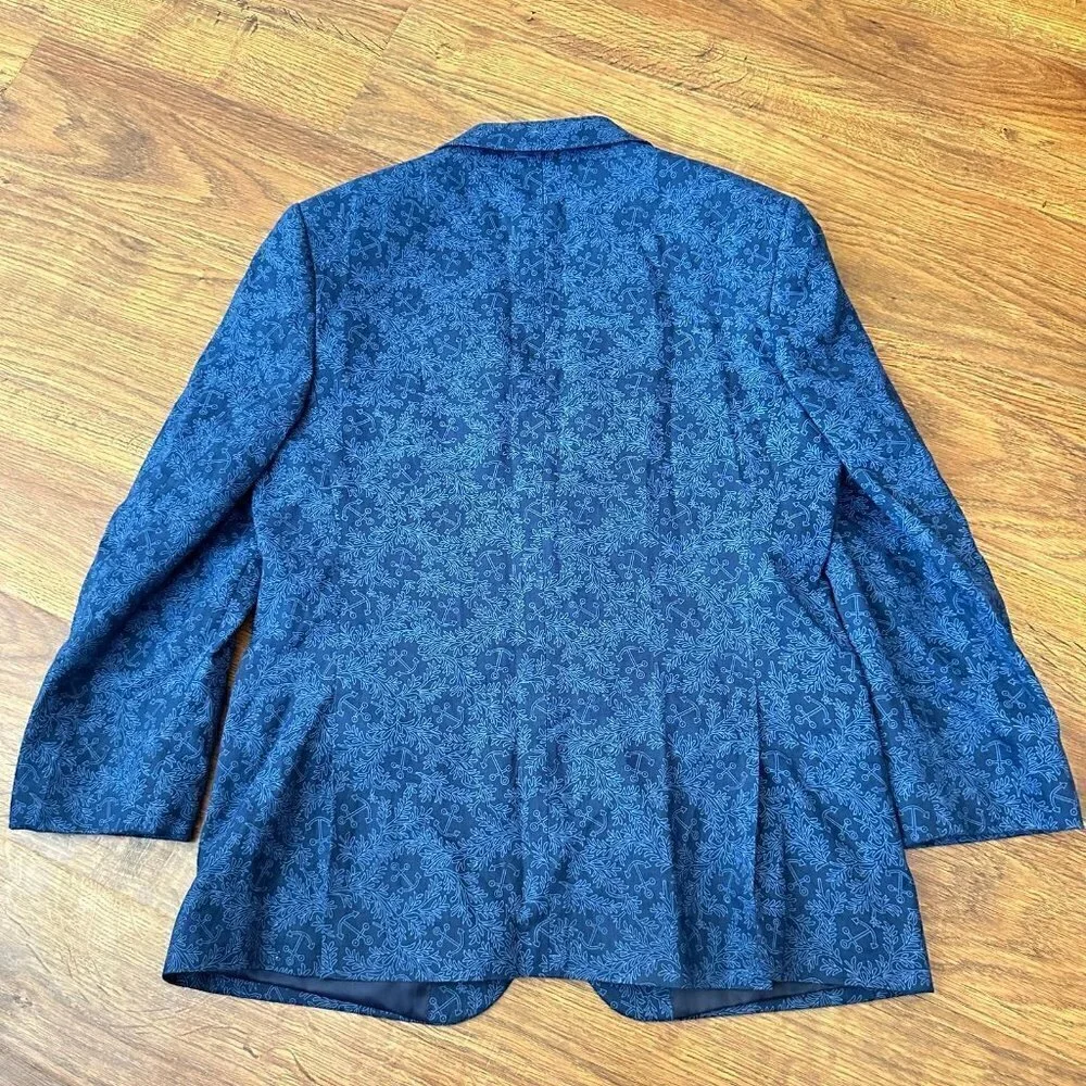 Ralph Lauren anchor print sports coat blazer